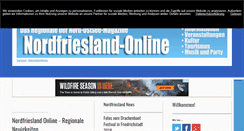 Desktop Screenshot of nordfriesland-online.de