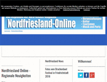 Tablet Screenshot of nordfriesland-online.de